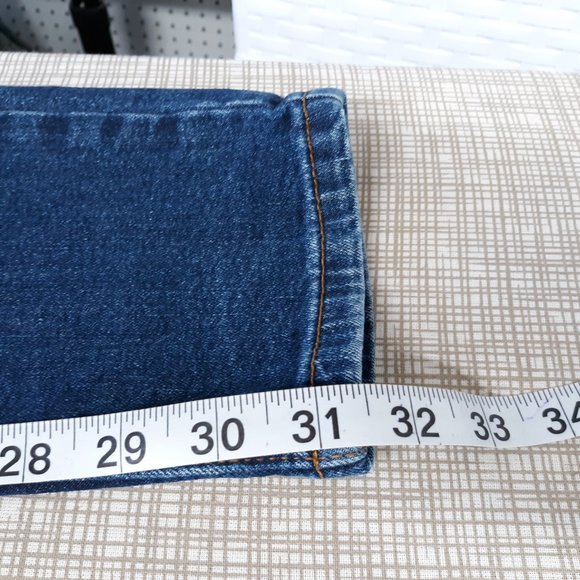 ZARA Women's Core Slim Jeans Size 6 Trafaluc Medium Wash Blue Denim Low Rise - Picture 14 of 14